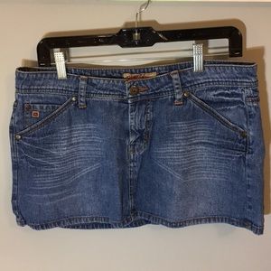 Paris Blues Mini Skirt Blue Jean